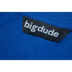 Bigdude Plain Crew Neck T-Shirt Royal Blue -Urban Fit Shop img 4429