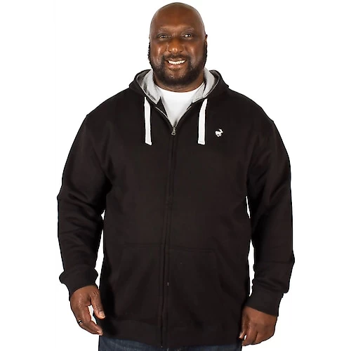 Bigdude Fleece Full Zip Hoody Black 7 Bigdude Fleece Full Zip Hoody Black - Image 5