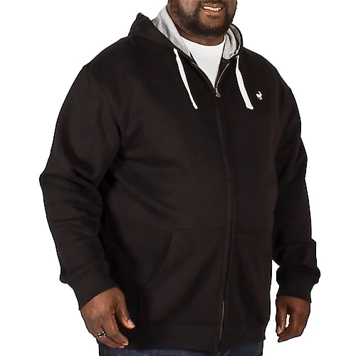 Bigdude Fleece Full Zip Hoody Black 6 Bigdude Fleece Full Zip Hoody Black - Image 4