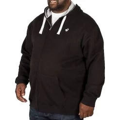 Bigdude Fleece Full Zip Hoody Black 13 Bigdude Fleece Full Zip Hoody Black -Urban Fit Shop img 4842 clipped rev 1 2