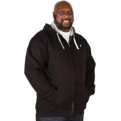 Bigdude Fleece Full Zip Hoody Black 16 Bigdude Fleece Full Zip Hoody Black -Urban Fit Shop img 4846 clipped rev 1 1