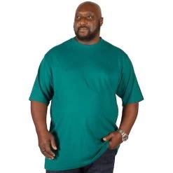 Bigdude Plain Crew Neck T-Shirt Green -Urban Fit Shop img 4885 clipped rev 1 1