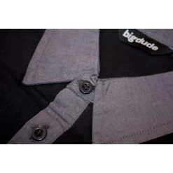 Bigdude Contrast Jersey Polo Shirt Black -Urban Fit Shop img 5742 2