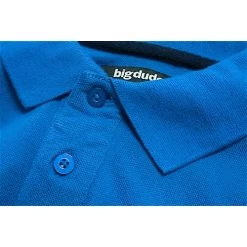 Bigdude Plain Polo Shirt Royal Blue Tall -Urban Fit Shop img 5856 2 3