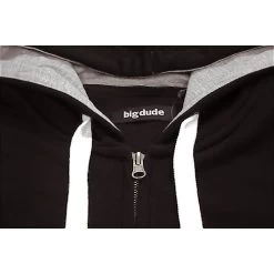 Bigdude Fleece Full Zip Hoody Black 18 Bigdude Fleece Full Zip Hoody Black -Urban Fit Shop img 6341 1