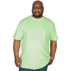 Bigdude Plain Crew Neck T-Shirt Lime Green -Urban Fit Shop img 6359 clipped rev 1 1