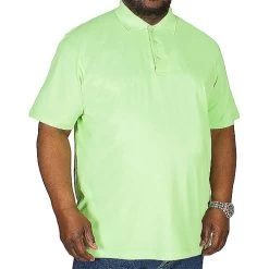 Bigdude Plain Polo Shirt Green Tall