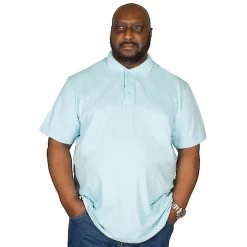 Bigdude Plain Polo Shirt Light Blue -Urban Fit Shop img 6391 clipped rev 1 1