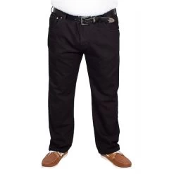 Bigdude Elasticated Waist Jeans Black -Urban Fit Shop img 7015 clipped rev 1 1