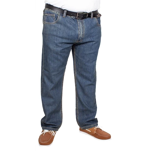 Bigdude Elasticated Waist Jeans Tint Wash 3 Bigdude Elasticated Waist Jeans Tint Wash