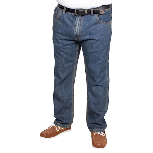 Bigdude Elasticated Waist Jeans Tint Wash 5 Bigdude Elasticated Waist Jeans Tint Wash - Image 3