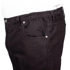 Bigdude Elasticated Waist Jeans Black -Urban Fit Shop img 7036 clipped rev 1 3
