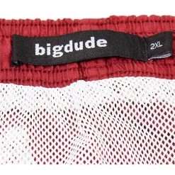 Bigdude Plain Swim Shorts Burgundy -Urban Fit Shop img 7434 clipped rev 1 1