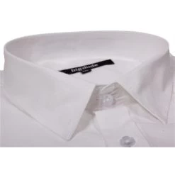 Bigdude Short Sleeve Linen Woven Shirt White -Urban Fit Shop img 7598 clipped rev 1 1