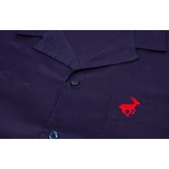 Bigdude Relaxed Collar Short Sleeve Shirt Navy -Urban Fit Shop img 7633 2