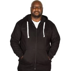 Bigdude Essentials Hoody Black Tall -Urban Fit Shop img 8968 clipped rev 1 1