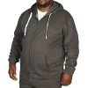 Bigdude Essentials Hoody Charcoal Marl Tall -Urban Fit Shop img 9010 clipped rev 1 1
