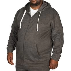 Bigdude Essentials Hoody Charcoal Marl Tall