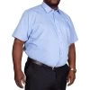 Bigdude Classic Short Sleeve Poplin Shirt Light Blue -Urban Fit Shop img 9310 clipped rev 1