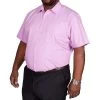 Bigdude Classic Short Sleeve Poplin Shirt Violet