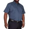 Bigdude Classic Short Sleeve Poplin Shirt Petrol Tall