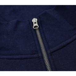 Bigdude Funnel Neck Full Zip Sweatshirt Navy 9 Bigdude Funnel Neck Full Zip Sweatshirt Navy -Urban Fit Shop img 9574 2