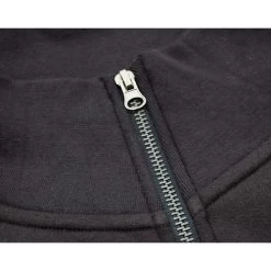 Bigdude Funnel Neck Full Zip Sweatshirt Black -Urban Fit Shop img 9589