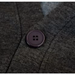 Bigdude Brushed Fleece Cardigan Charcoal -Urban Fit Shop img 9854