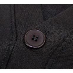 Bigdude Brushed Fleece Cardigan Black -Urban Fit Shop img 9858