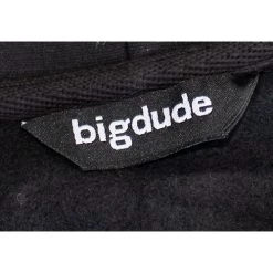 Bigdude Brushed Fleece Cardigan Black -Urban Fit Shop img 9859 1