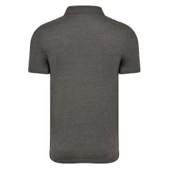 Bigdude Jersey Polo Shirt With Pocket Charcoal Tall -Urban Fit Shop jersey polo shirt w pocket charcoal 3 1