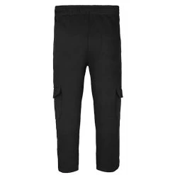 Bigdude Straight Leg Cargo Joggers Black -Urban Fit Shop jogger with pockets black back