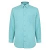 Bigdude Classic Long Sleeve Poplin Shirt Green Tall -Urban Fit Shop long sleeve shirt green 1 1