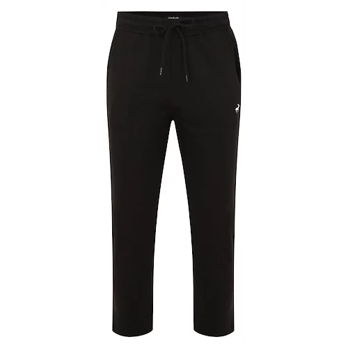 Bigdude Open Hem Loop Back Joggers Black 4 Bigdude Open Hem Loop Back Joggers Black - Image 2