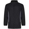 Bigdude Lightweight Contrast Panel Showerproof Jacket Black -Urban Fit Shop m30a0202