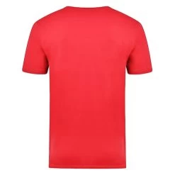 Bigdude Plain Crew Neck T-Shirt Red Space Cherry Tall -Urban Fit Shop plain crewe neck tshirt red cherry 3 1