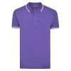 Bigdude Tipped Polo Shirt Purple Tall -Urban Fit Shop tipped pique polo purple 1 1