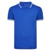 Bigdude Tipped Polo Shirt Royal Blue -Urban Fit Shop tipped pique polo royal 1