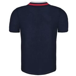 Bigdude Chunky Tipped Polo Shirt Navy -Urban Fit Shop tipped polo navy back 2