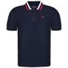 Bigdude Chunky Tipped Polo Shirt Navy -Urban Fit Shop tipped polo navy front 2