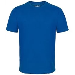 Bigdude Plain Crew Neck T-Shirt Royal Blue -Urban Fit Shop tshirt blue front